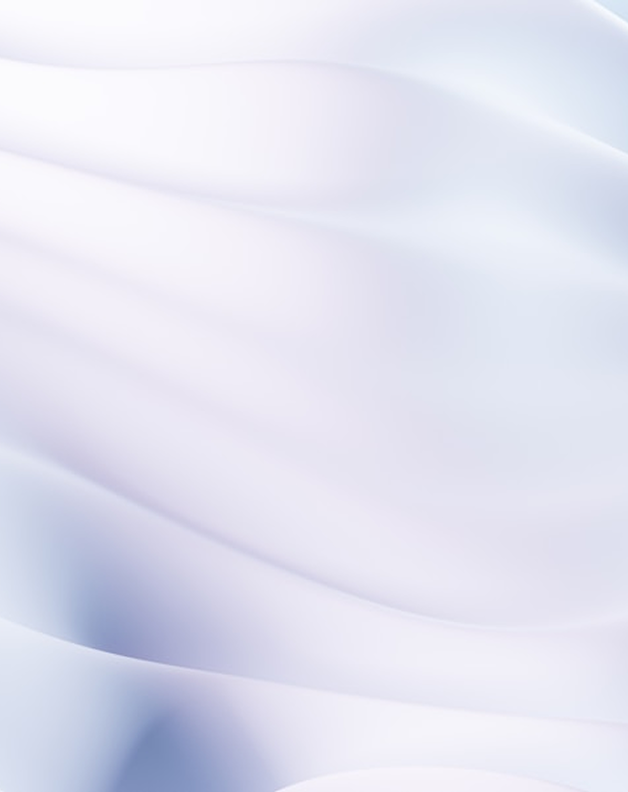 Soft, flowing waves of light blue and white create a smooth, tranquil background.