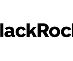 BlackRock logo in bold black letters on a white background. The "B" and "R" are capitalized, with "ack" and "ock" in lowercase.